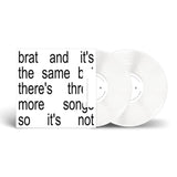 Charli XCX - Brat And It's The Same But There's Three More Songs So It's Not (White Vinyl) Vinyl 2LP