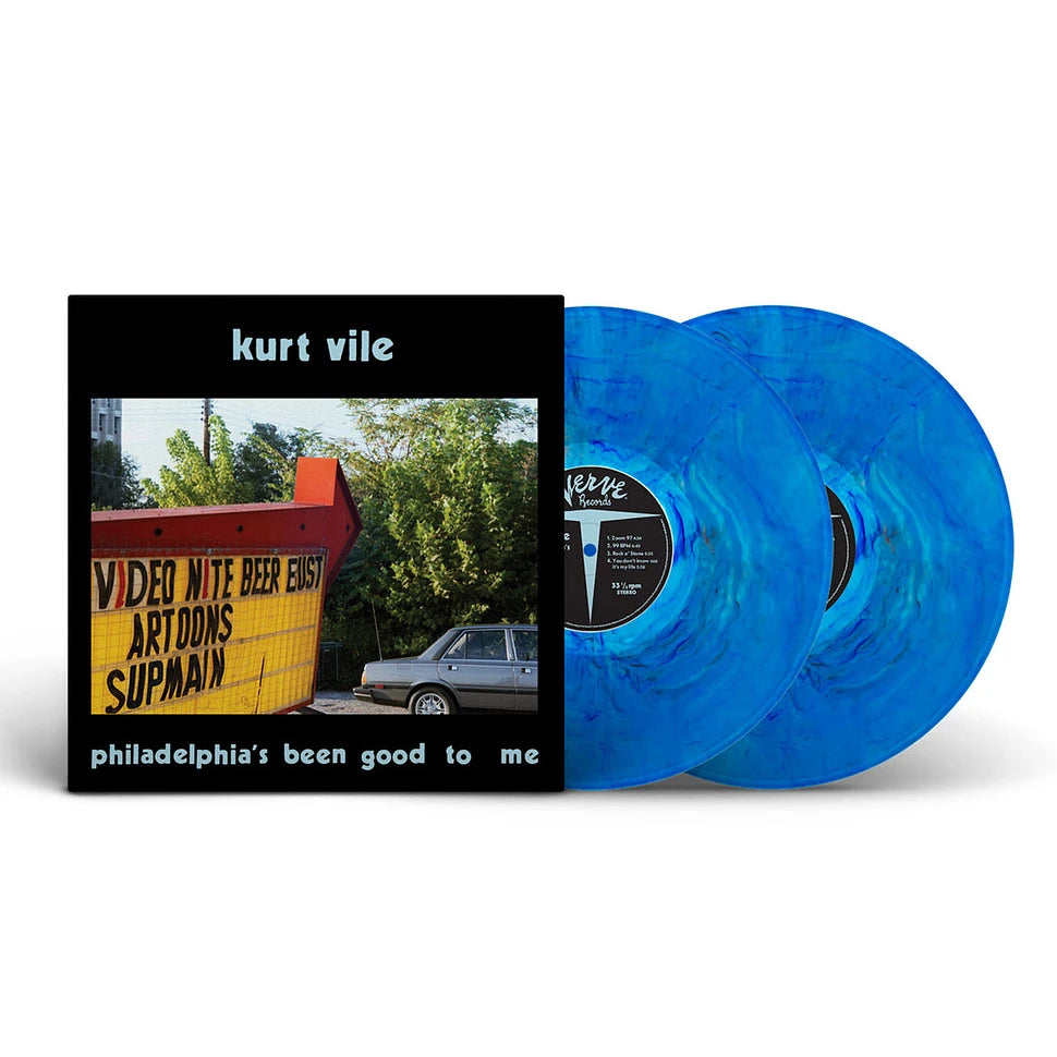 Kurt Vile - Philadelphia's Been Good To Me (Blue Vinyl) Vinyl 2LP