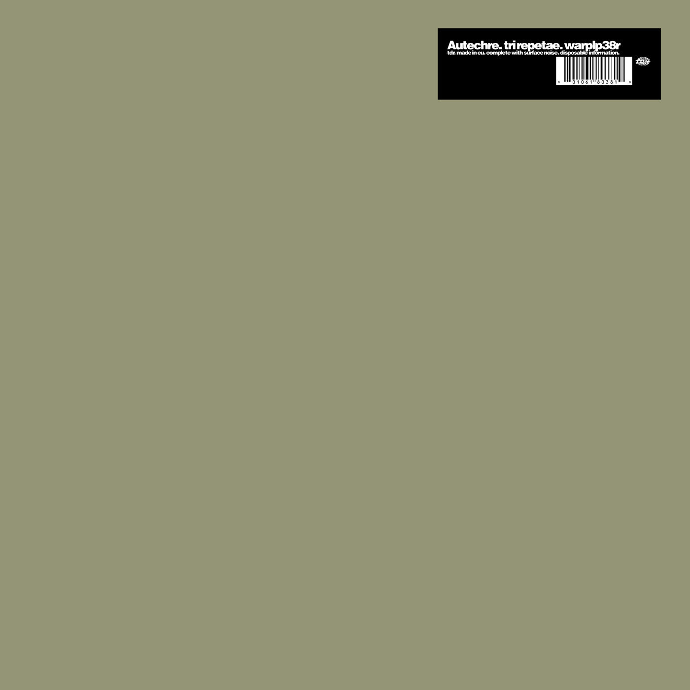 Autechre - Tri Repetae Vinyl 2LP album cover
