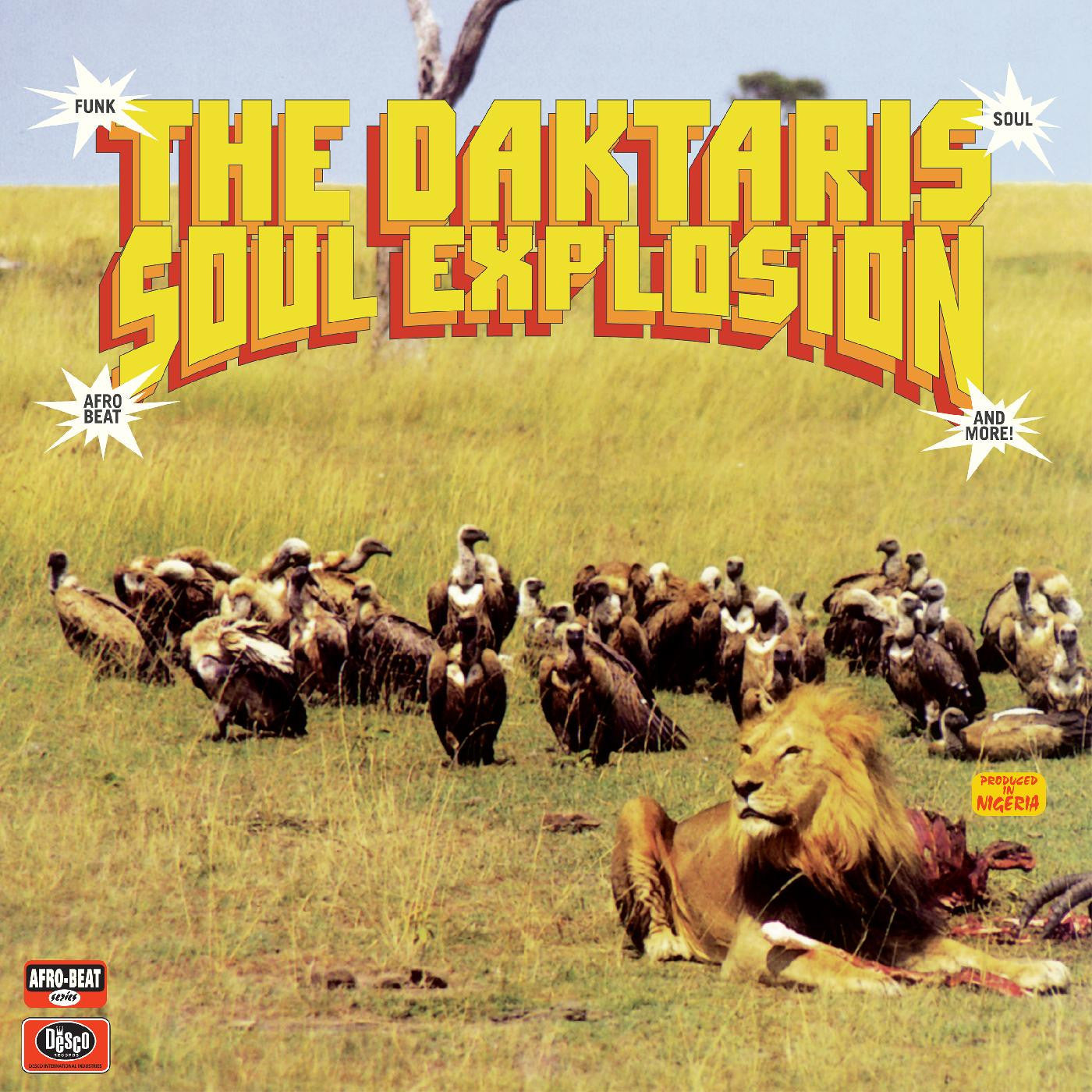 The Daktaris - Soul Explosion Vinyl LP album cover
