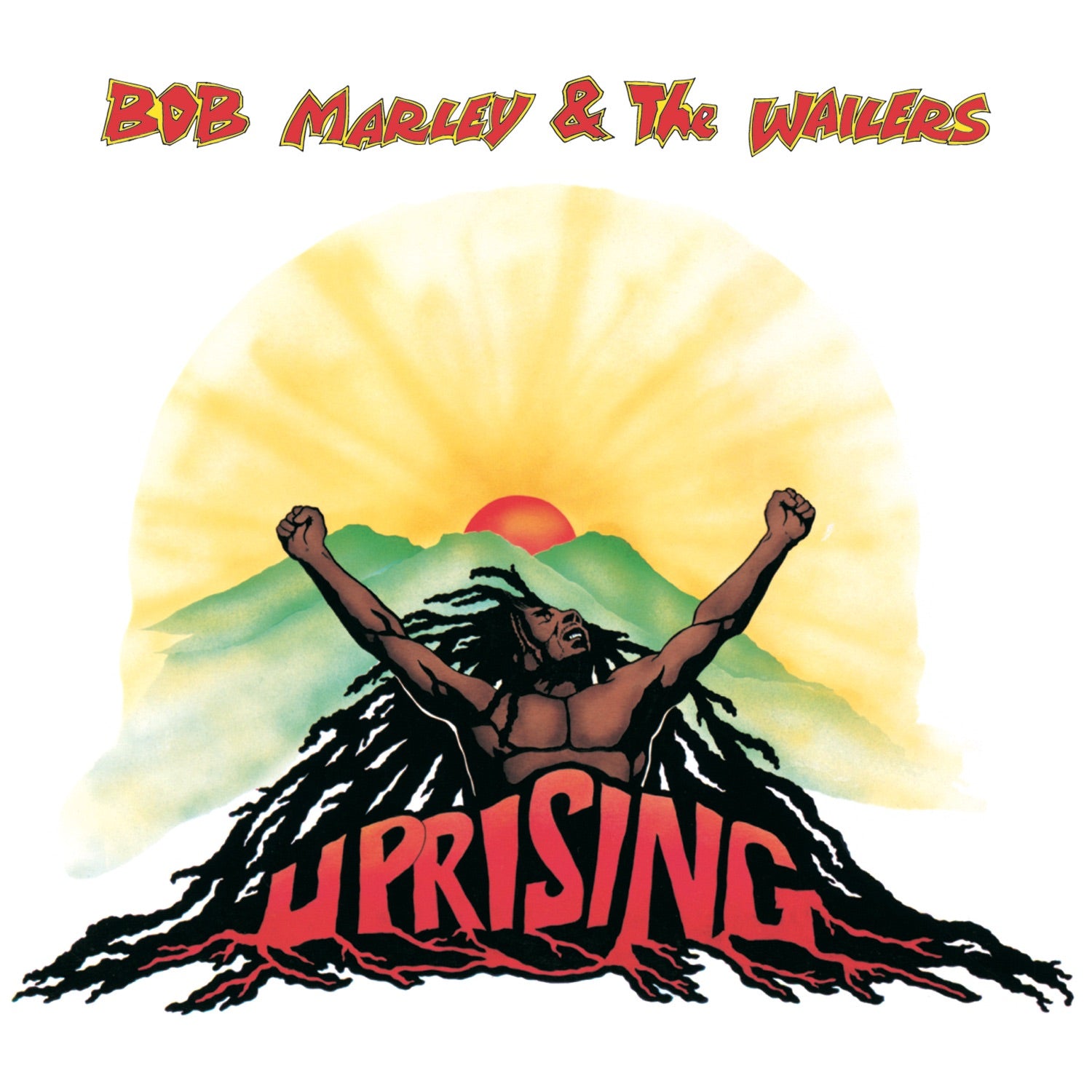 Album Cover of Bob Marley & The Wailers - Uprising Vinyl LP on Tuff Gong