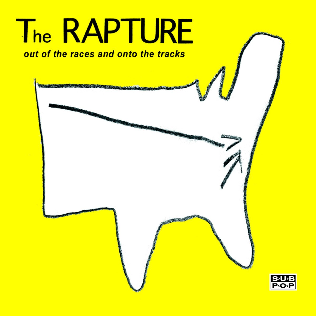 The Rapture - Out of the Races and Onto the Tracks (Silver Vinyl) Vinyl LP album cover