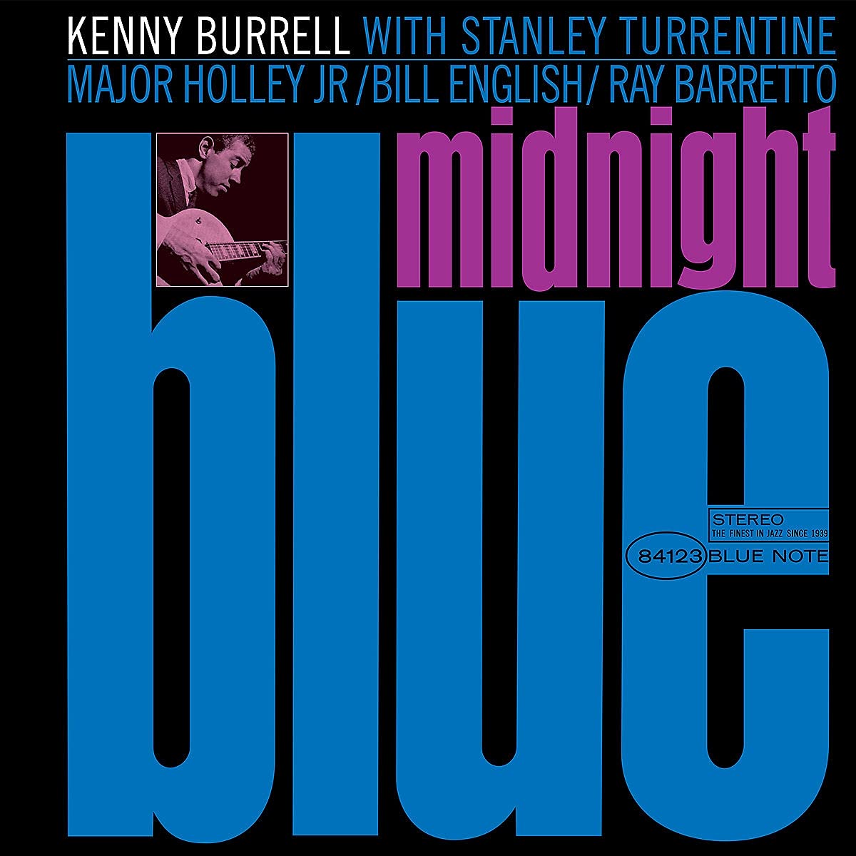 Kenny Burrell - Midnight Blue Vinyl LP album cover