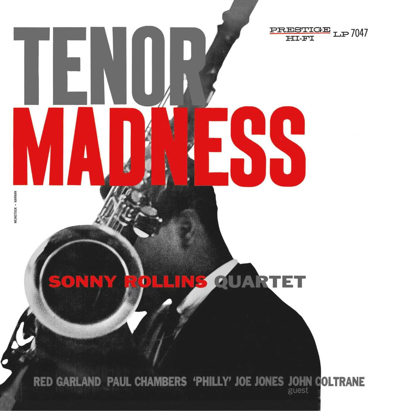 Sonny Rollins Quartet - Tenor Madness Vinyl LP album cover