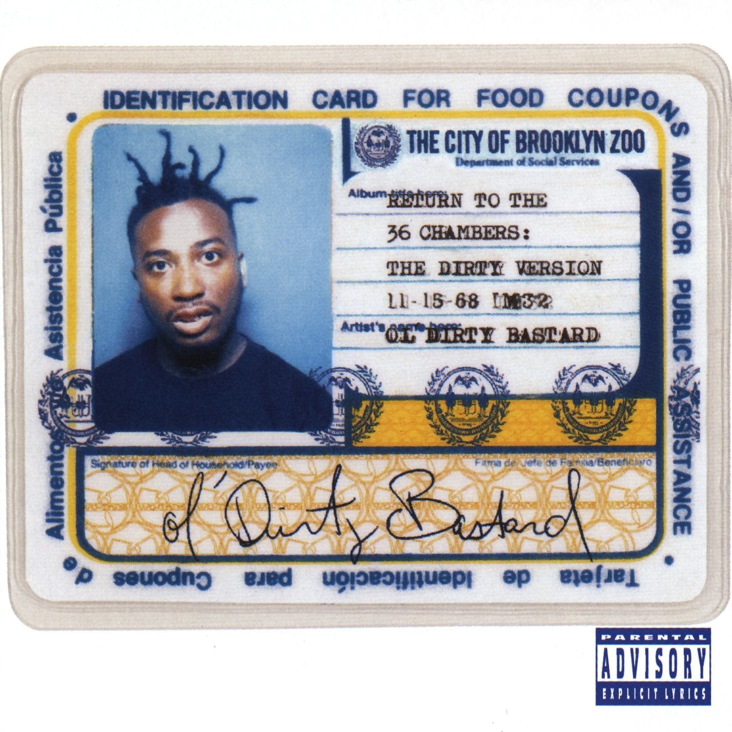 Ol' Dirty Bastard - Return To The 36 Chambers: The Dirty Version Vinyl LP album cover