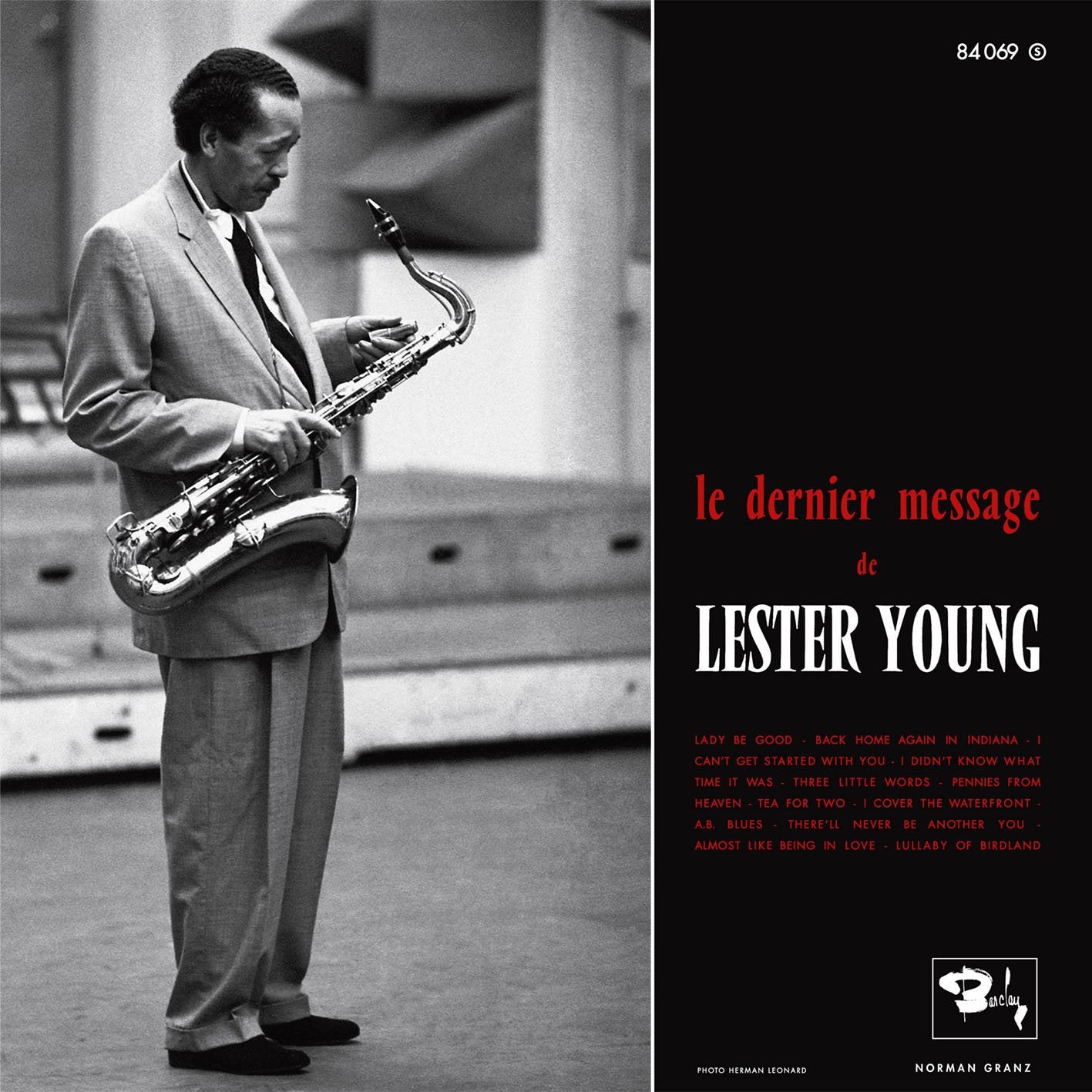 Lester Young - Le Dernier Message De Lester Young Vinyl LP album cover