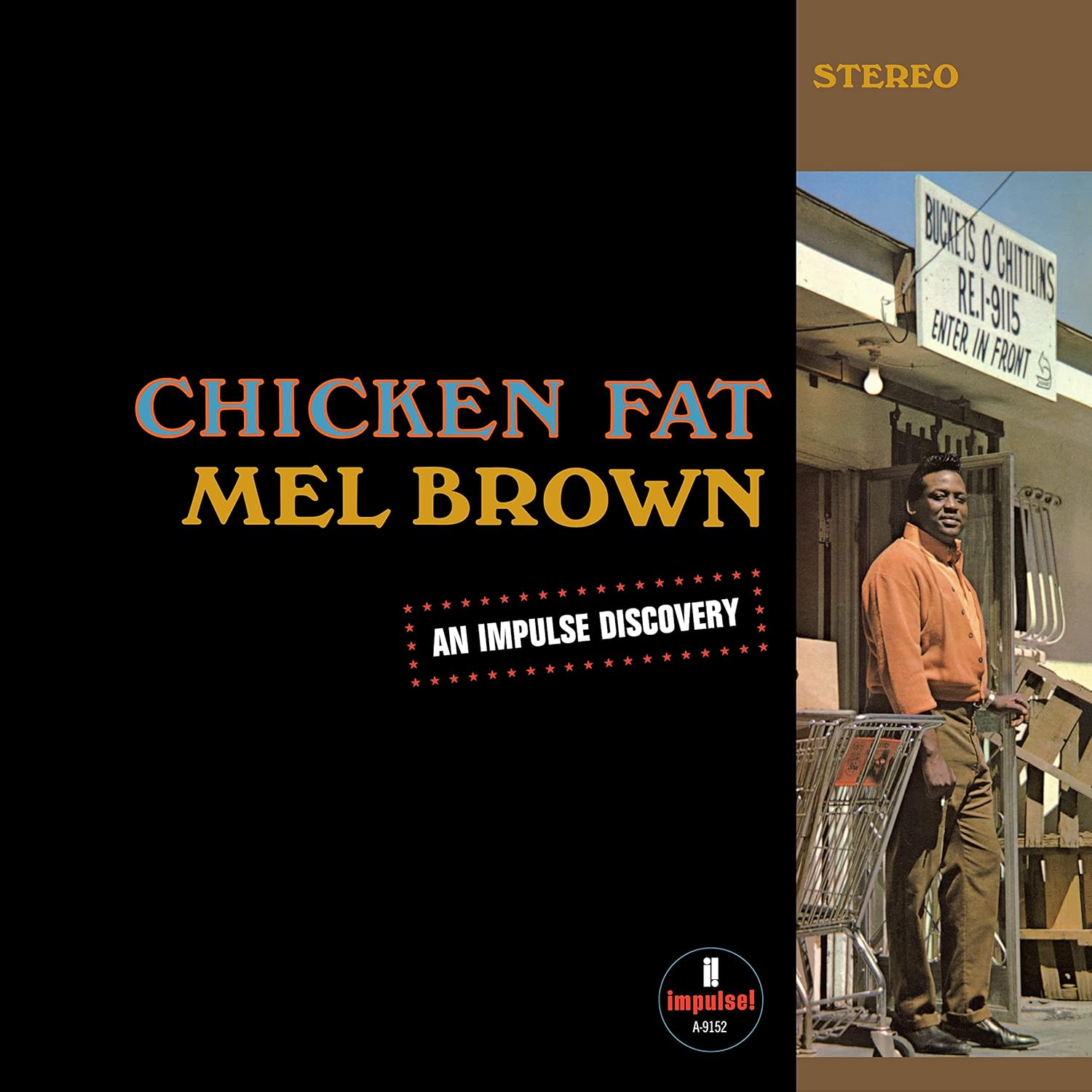 Mel Brown - Chicken Fat Vinyl LP album cover