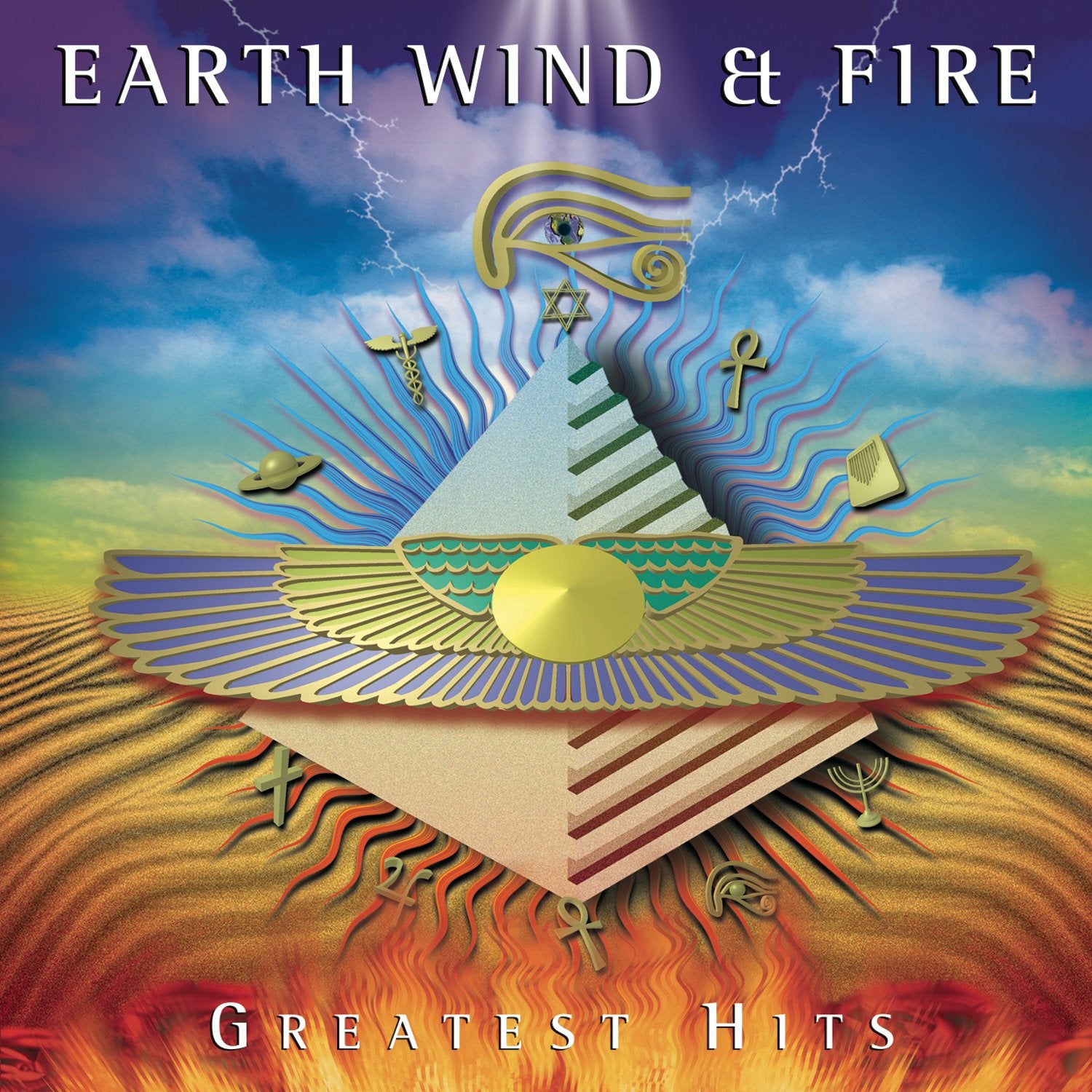 Earth, Wind & Fire - Greatest Hits Vinyl 2LP album cover