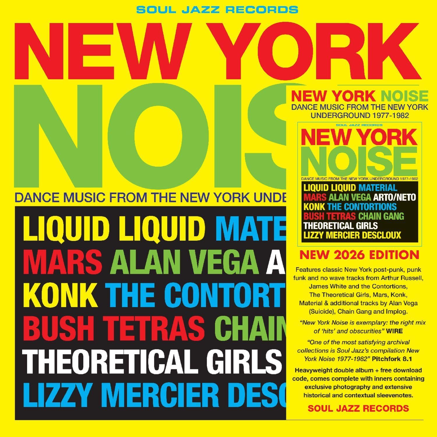 Various - New York Noise (Dance Music From The New York Underground 1978-1982) Vinyl LP album cover