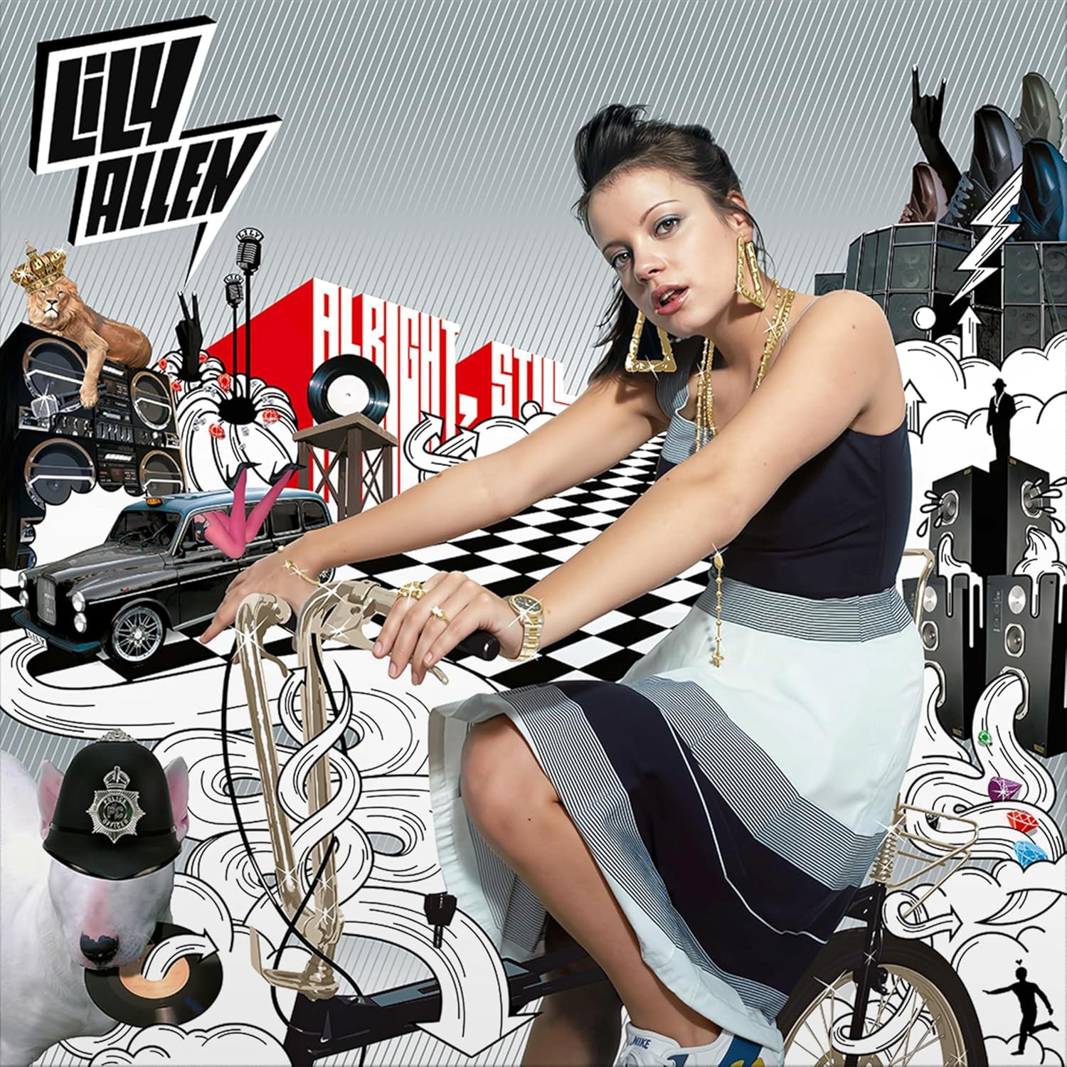 Lily Allen - Alright, Still (Clear Vinyl) Vinyl LP Vinyl album cover