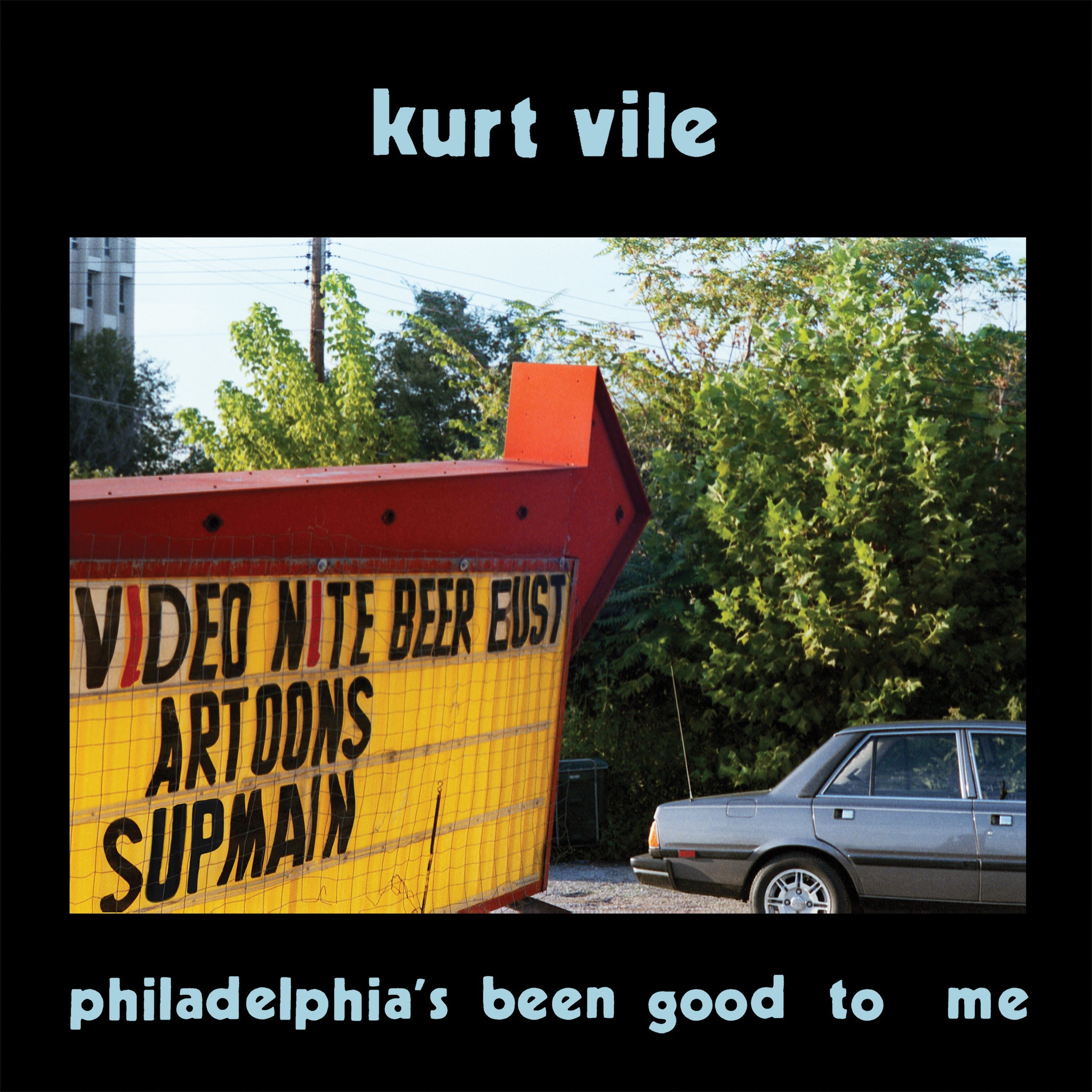 Kurt Vile - Philadelphia's Been Good To Me (Blue Vinyl) Vinyl LP album cover