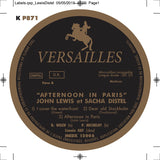 John Lewis, Sacha Distel - Afternoon In Paris Vinyl LP