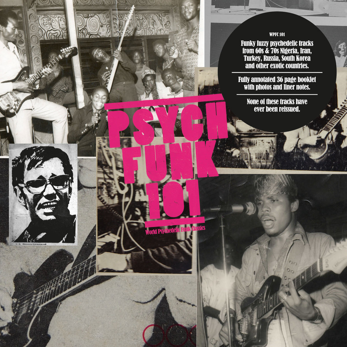 Album Cover of Various - Psych Funk 101 Vinyl LP on World Psychedelic Funk Classics
