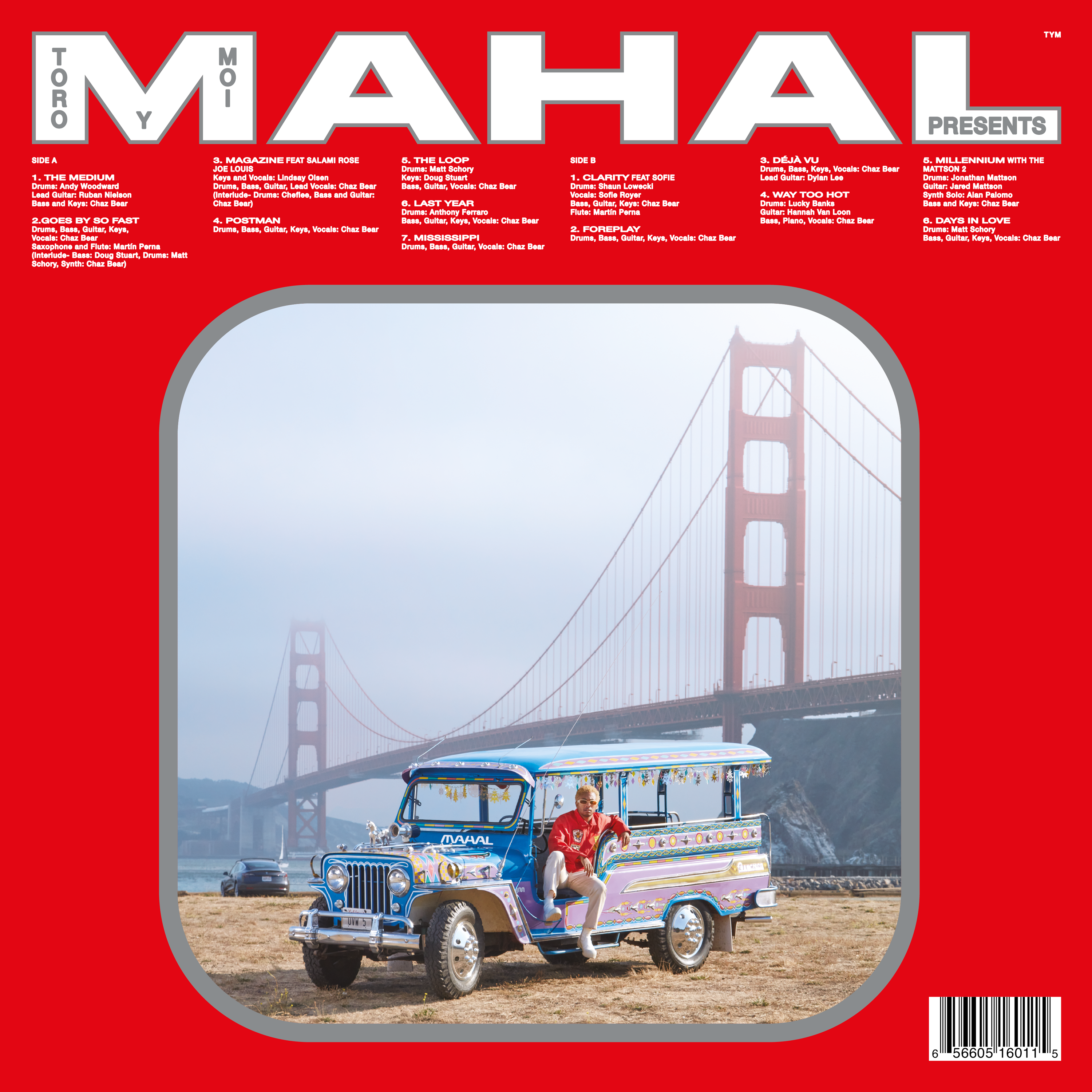 Toro Y Moi - Mahal Vinyl LP album cover