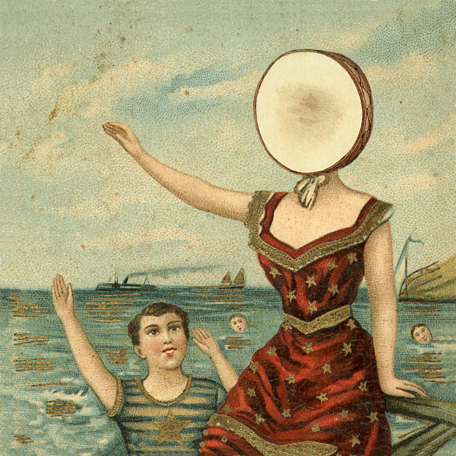 Neutral Milk Hotel - In The Aeroplane Over The Sea Cassette Tape album cover