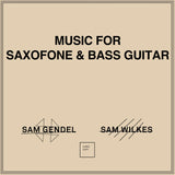 Sam Gendel, Sam Wilkes - Music For Saxofone & Bass Guitar Vinyl LP album cover