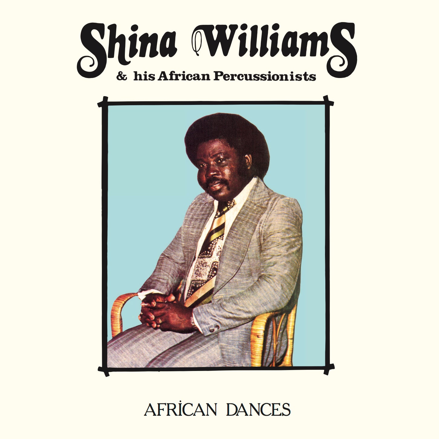 Shina Williams & His African Percussionists - African Dances Vinyl LP album cover