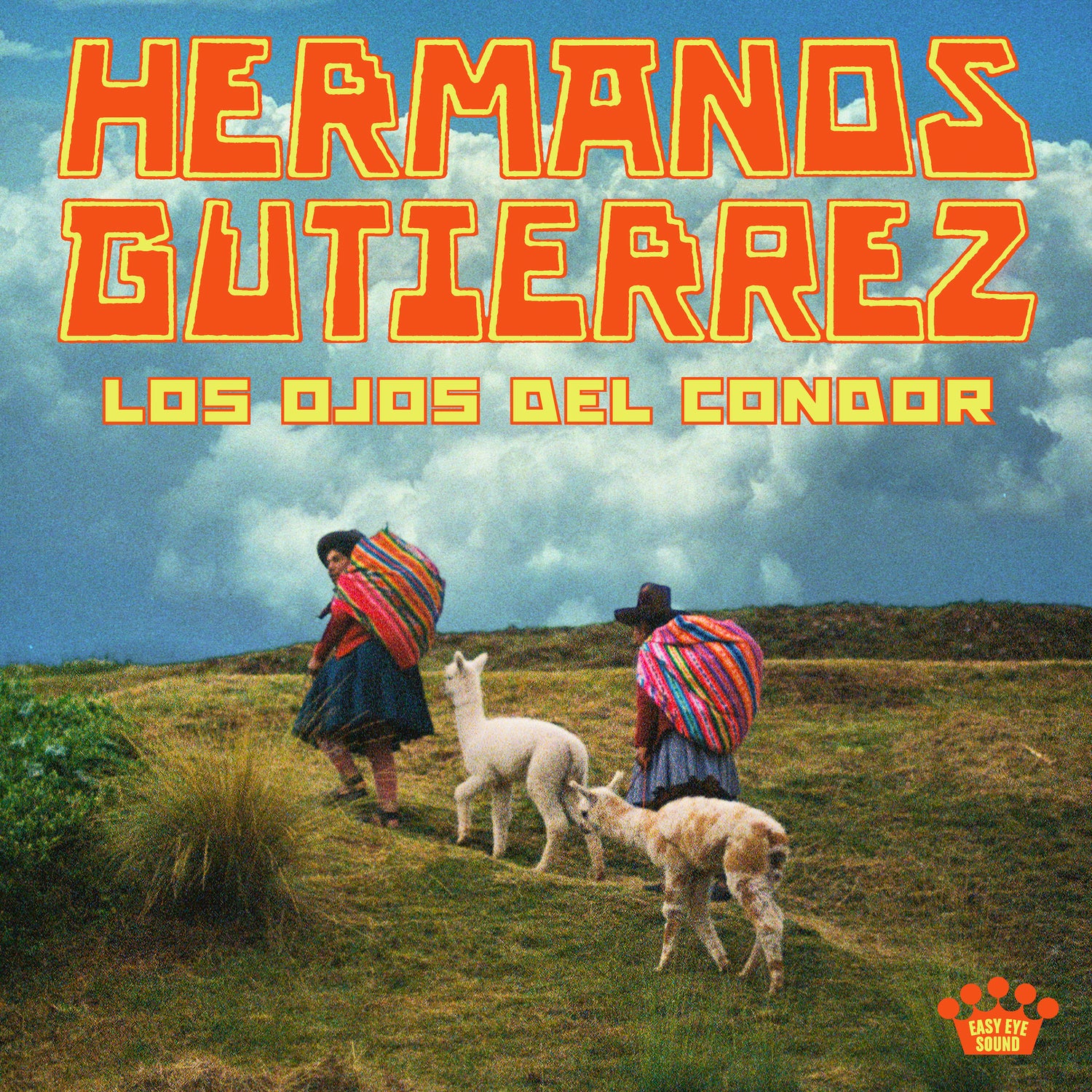Hermanos Gutierrez - Los Ojos Del Condor (Clear Pearl-Orange Vinyl) Vinyl LP album cover
