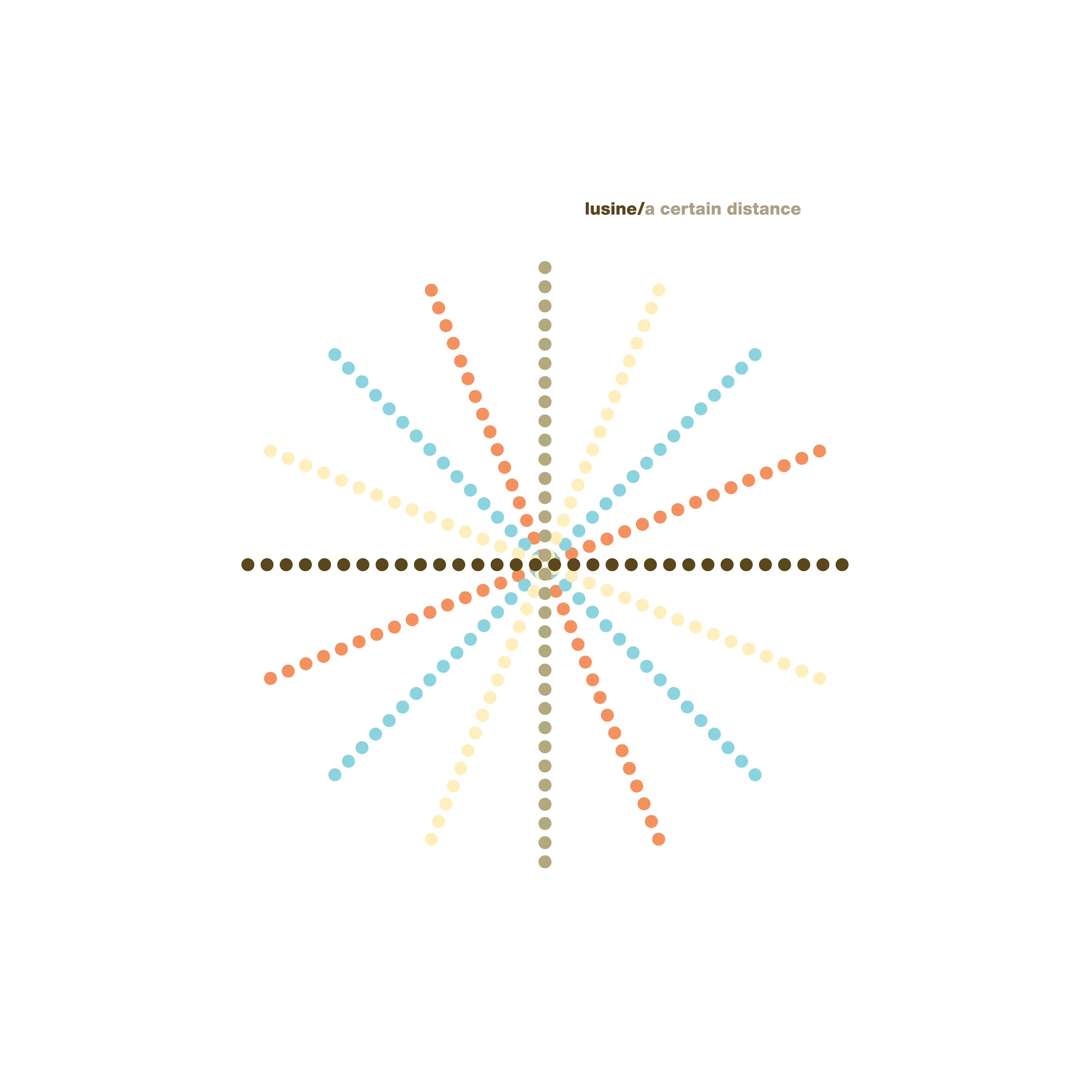 Lusine - A Certain Distance Vinyl LP album cover