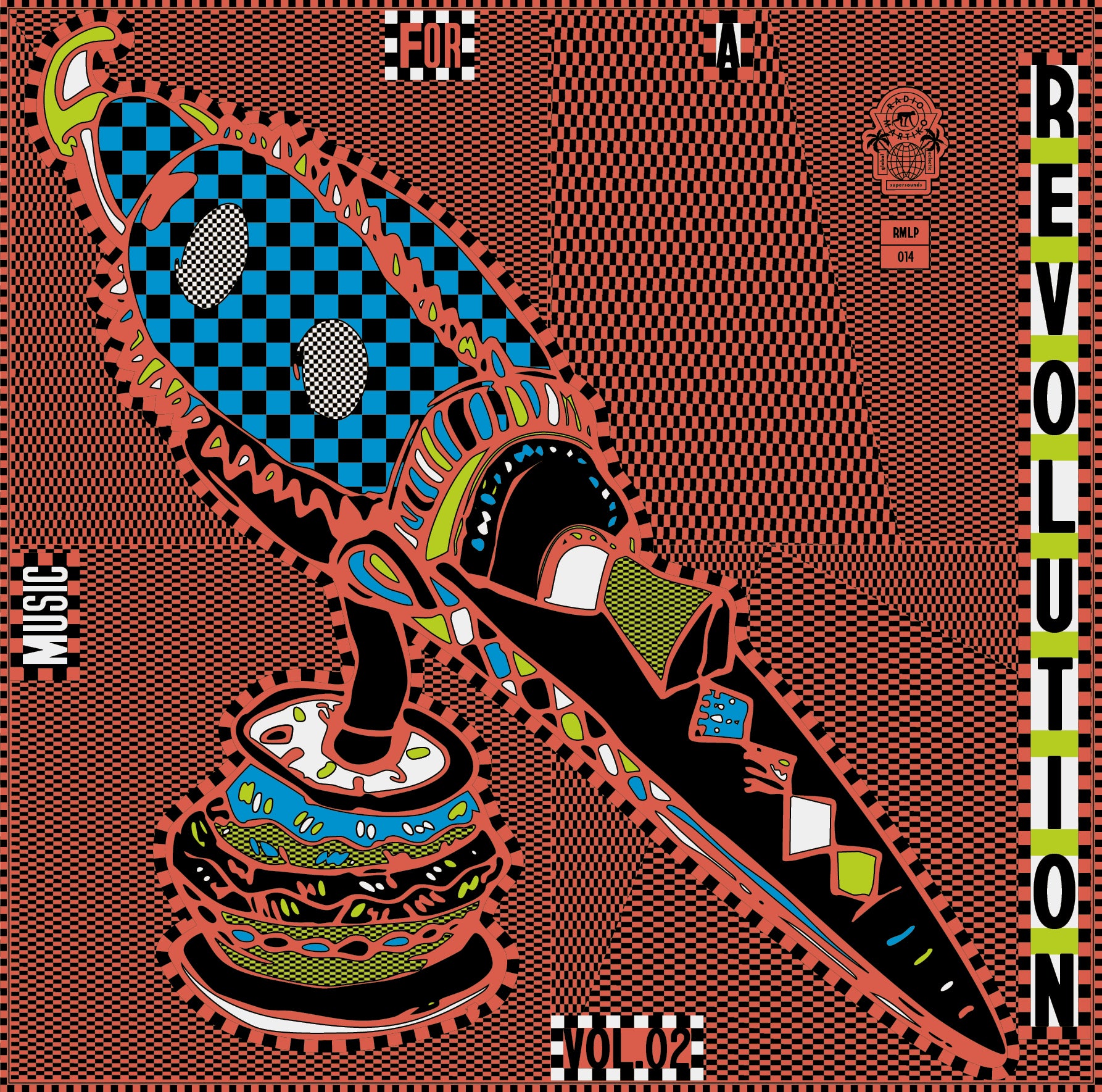 Various - Music For A Revolution Vol 2 :  Guinea's Syliphone Recording Label (1968-1980) Vinyl 2LP album cover