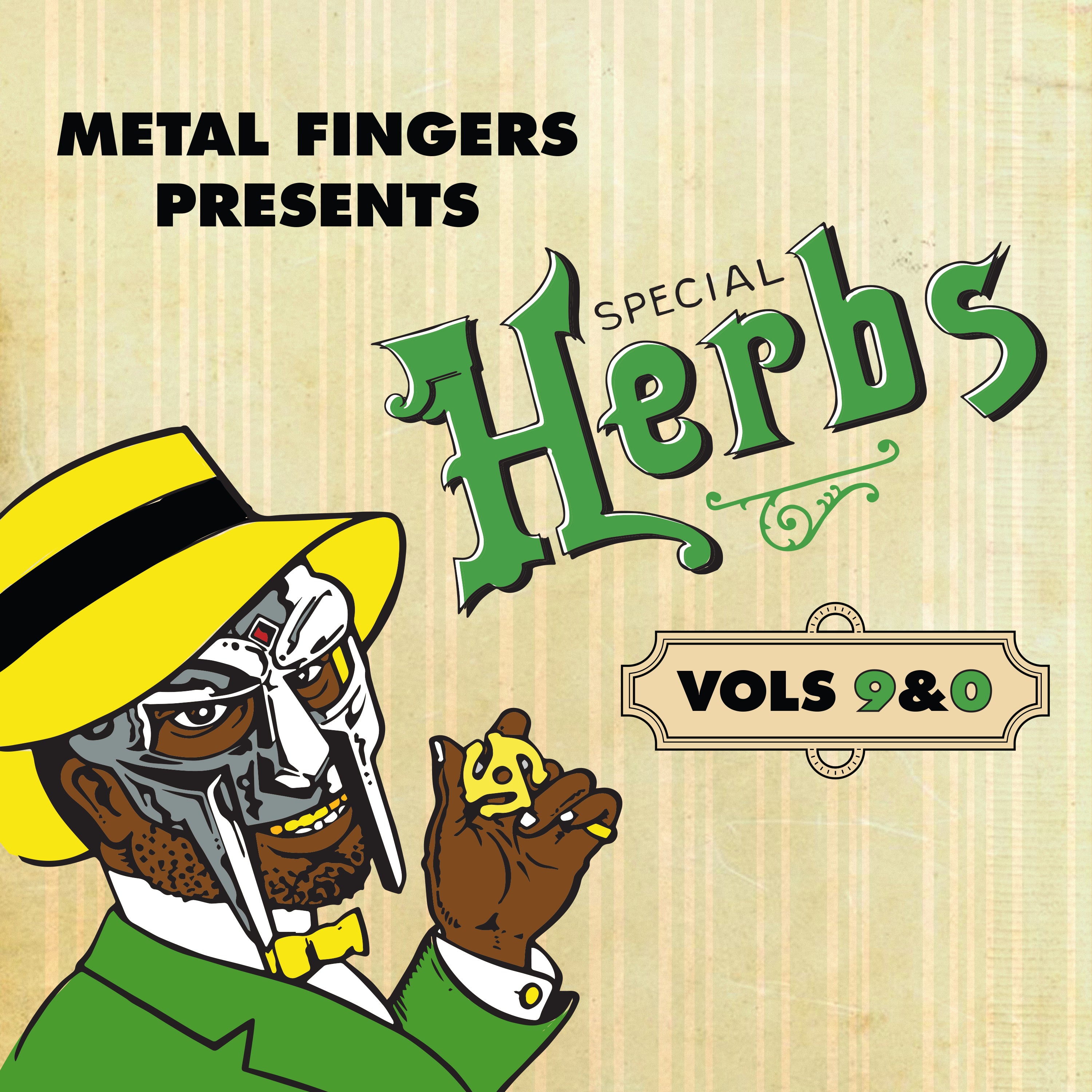 MF Doom - Metal Fingers Presents: Special Herbs Vol. 9 & 0 Vinyl 2LP album cover