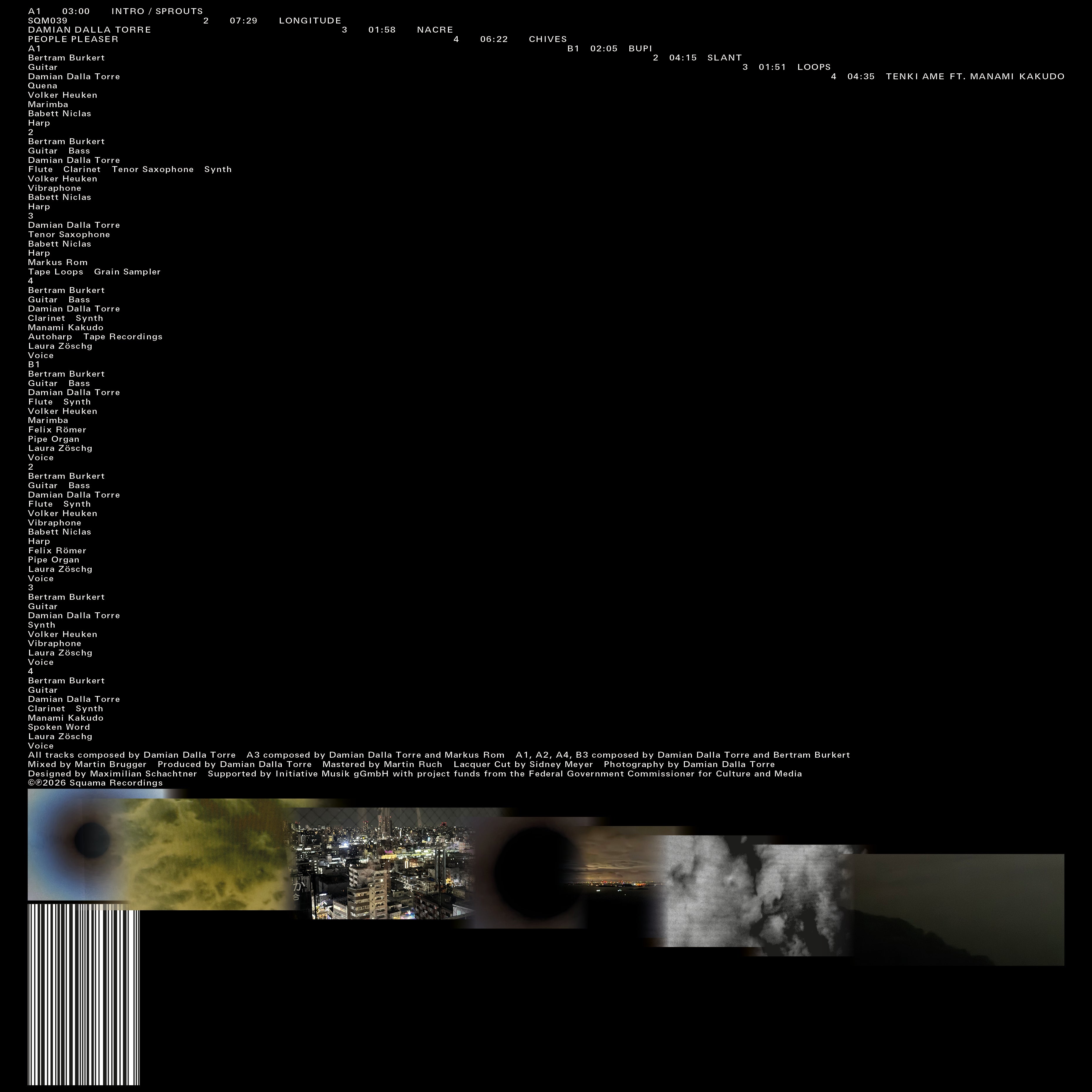 Damian Dalla Torre - People Pleaser Vinyl LP album cover