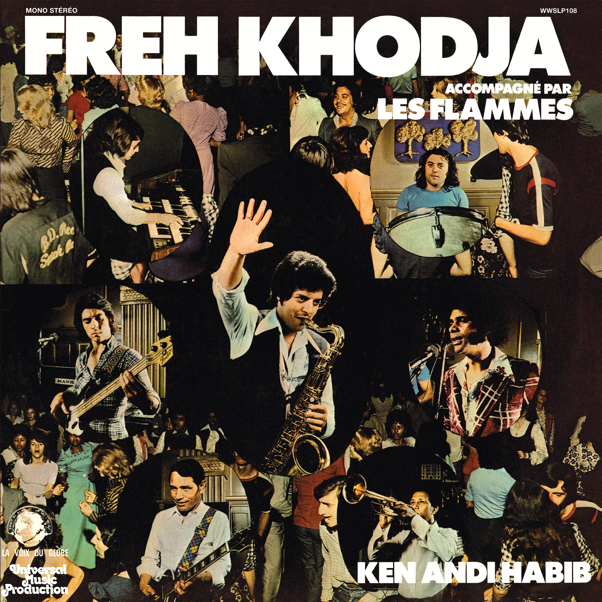 Freh Khodja, Les Flammes - Ken Andi Habib Vinyl LP album cover