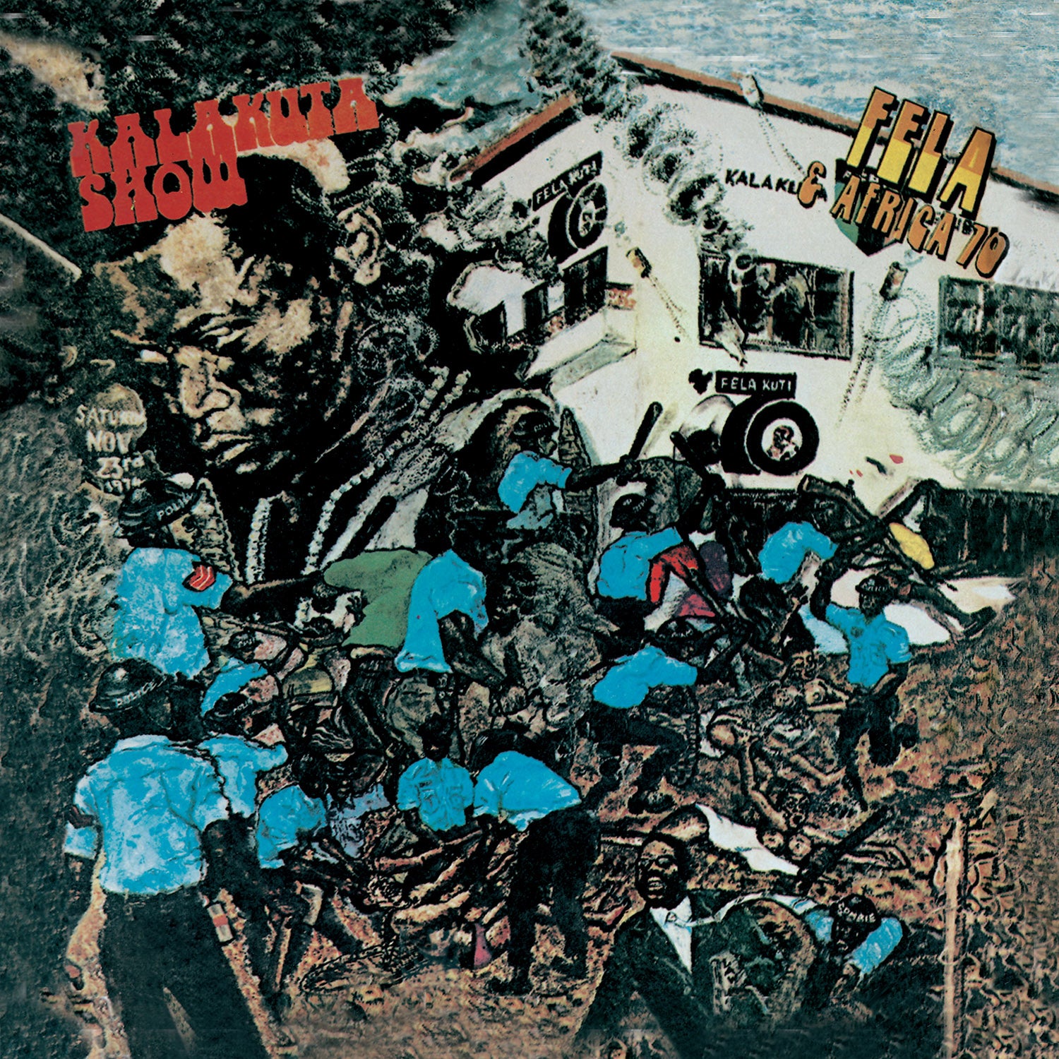 Fela Kuti, Africa 70 - Kalakuta Show Vinyl LP album cover