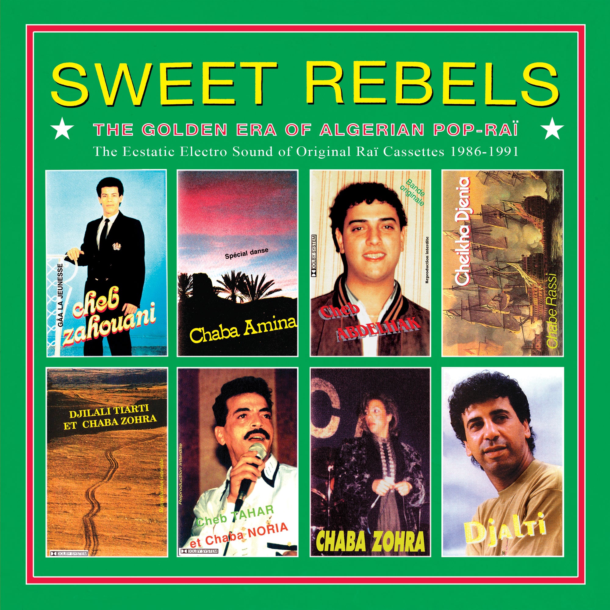 Various - Sweet Rebels - The Golden Era Of Algerian Pop-Raï Vinyl LP album cover