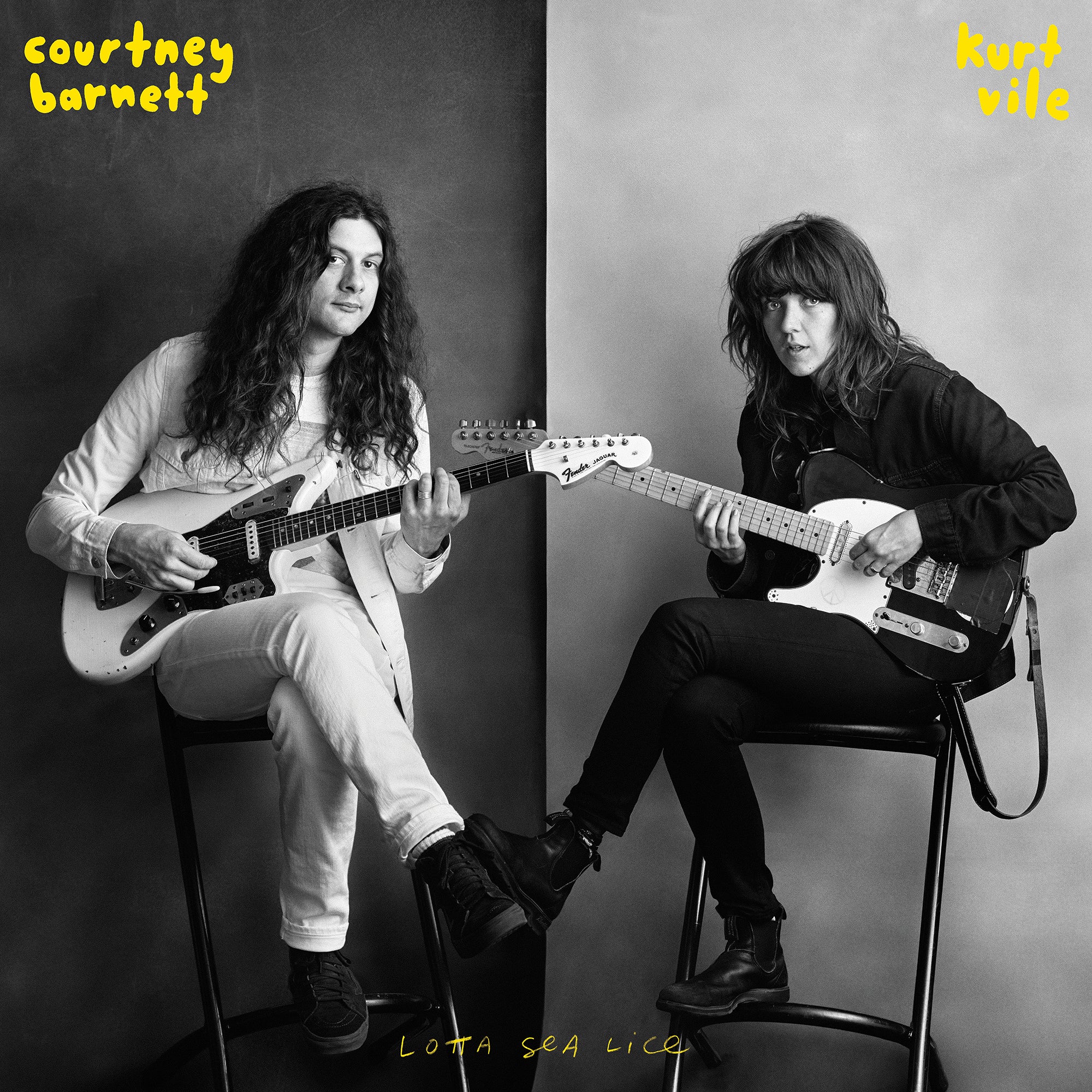 Courtney Barnett, Kurt Vile - Lotta Sea Lice Vinyl LP album cover