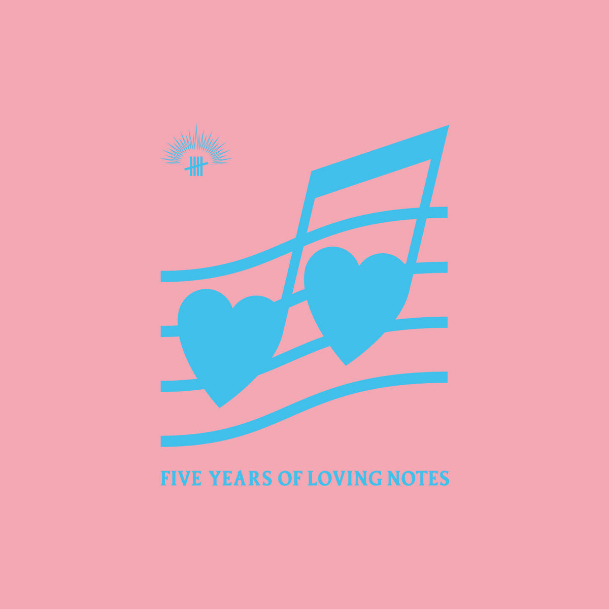 Album Cover of Various - Five Years Of Loving Notes  Vinyl 2LP on Antinote