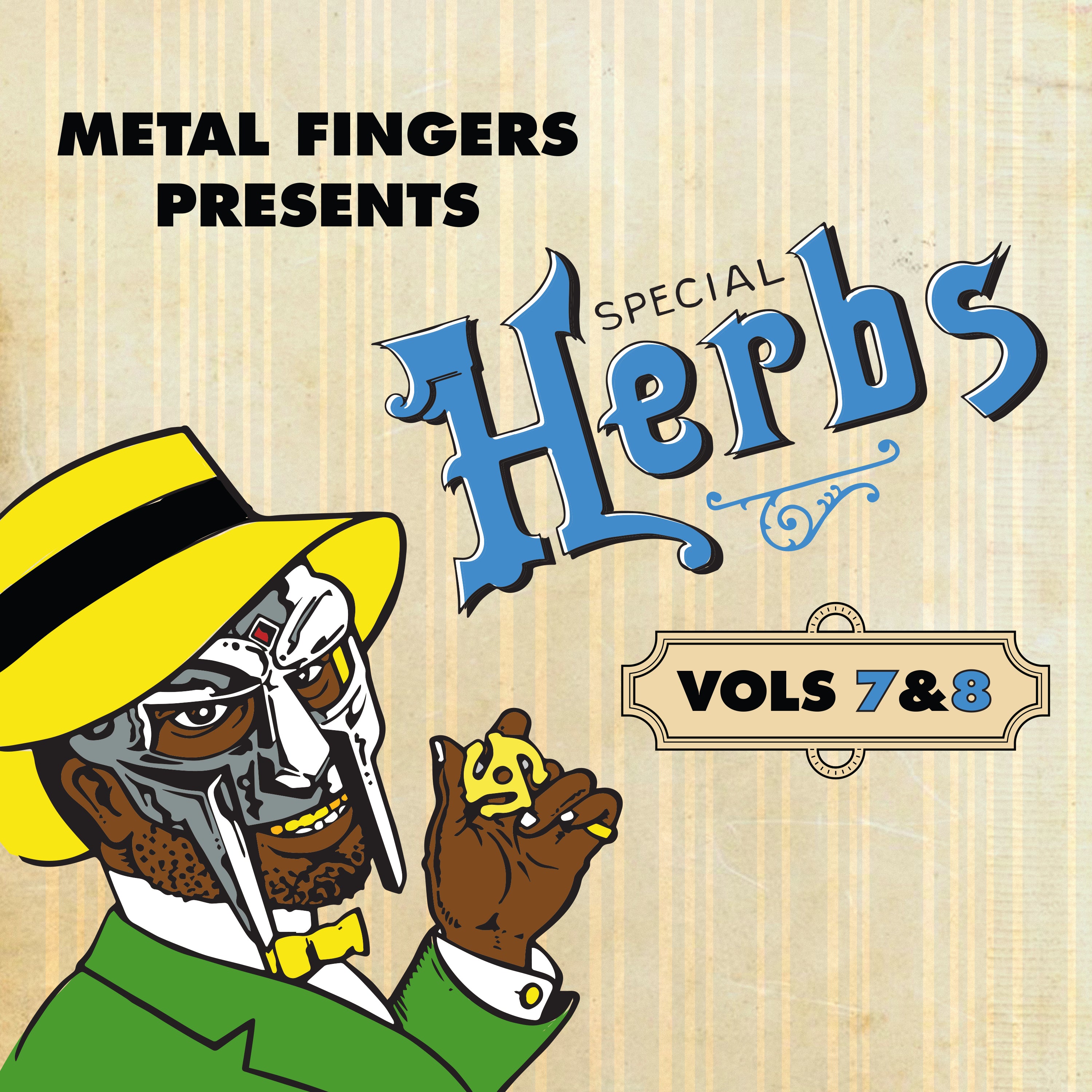 MF Doom - Metal Fingers Presents: Special Herbs Vol. 7 & 8 Vinyl 2LP album cover