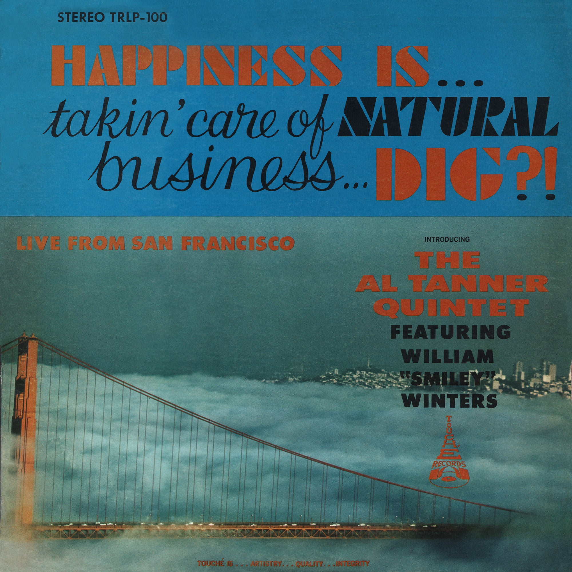 The Al Tanner Quintet, Smiley Winters - Happiness Is... Takin' Care Of Natural Business... Dig?! Vinyl LP album cover