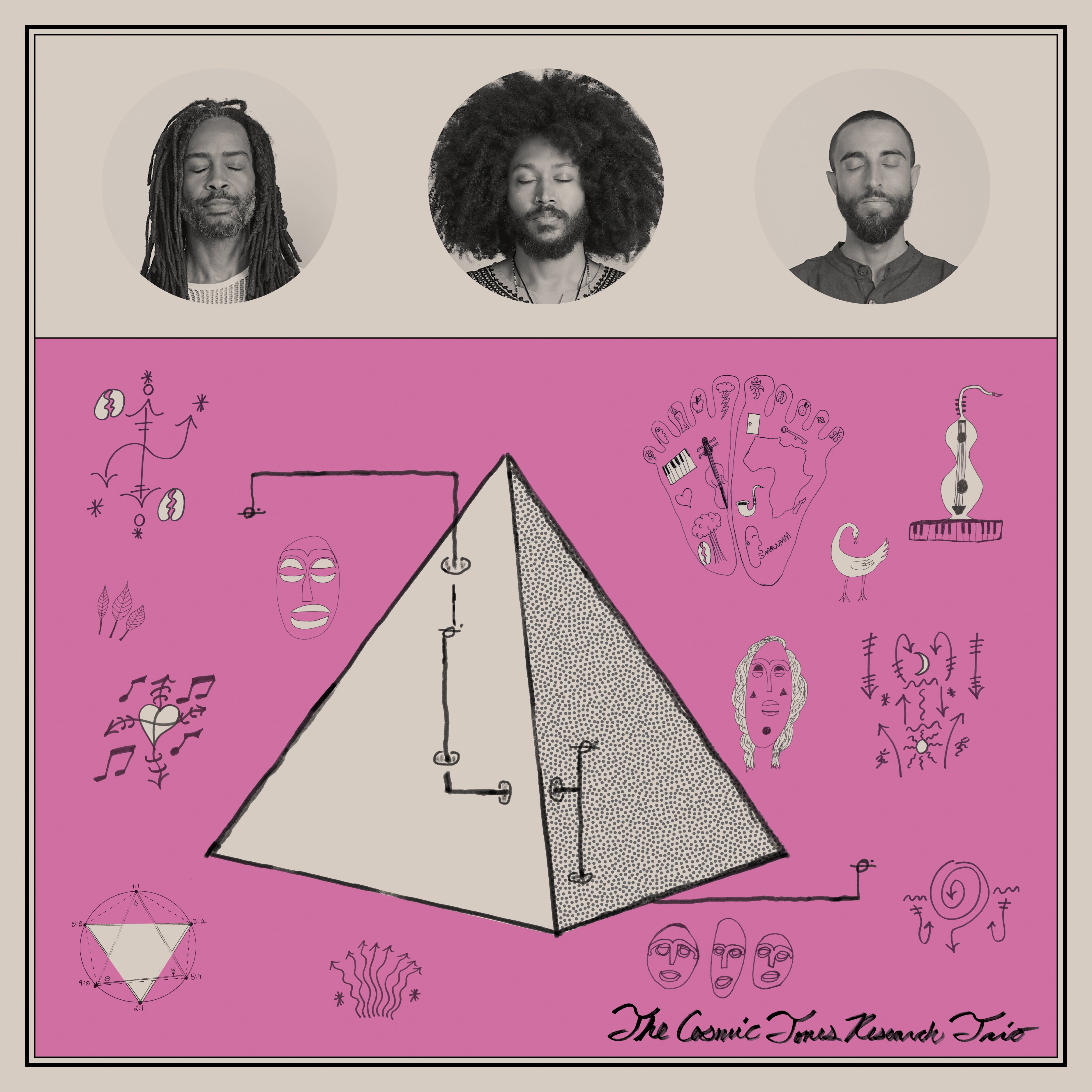 The Cosmic Tones Research Trio – All Is Sound Vinyl LP album cover