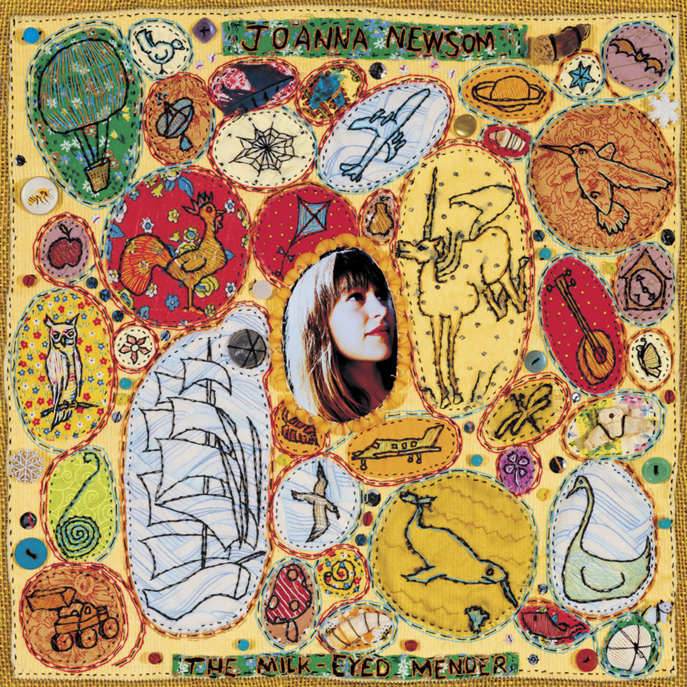 Joanna Newsom - The Milk-Eyed Mender Vinyl LP album cover