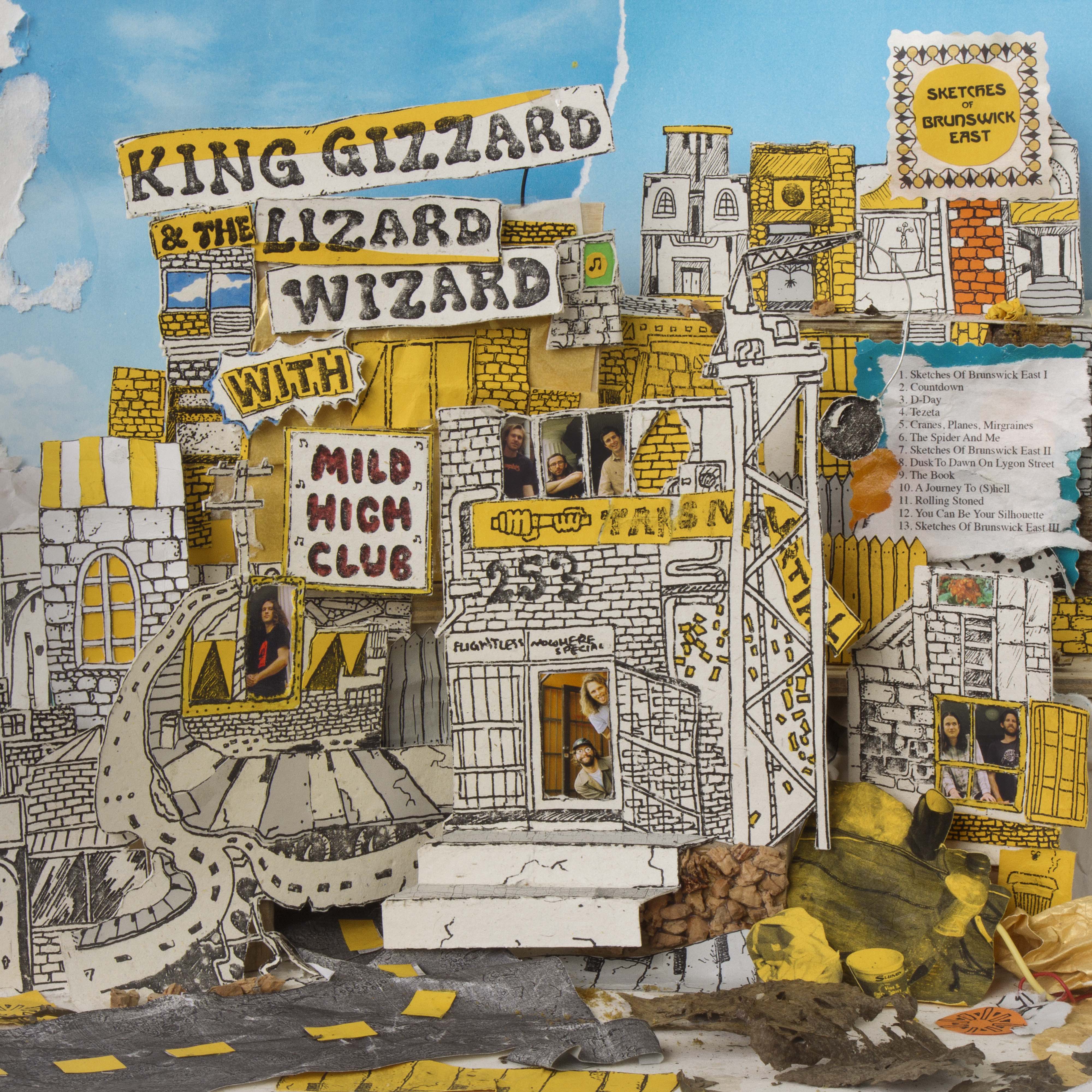 King Gizzard And The Lizard Wizard, Mild High Club - Sketches of Brunswick East Vinyl LP album cover