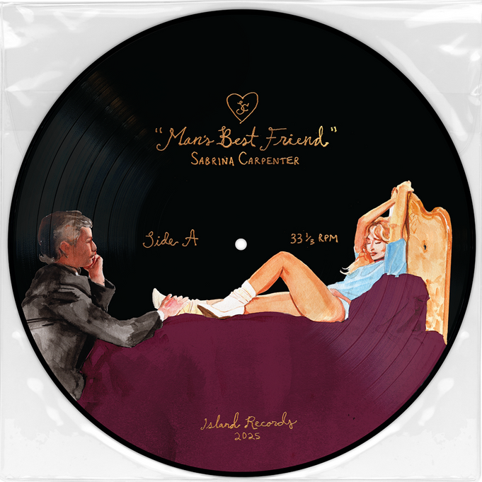Sabrina Carpenter - Man's Best Friend Vinyl LP album cover