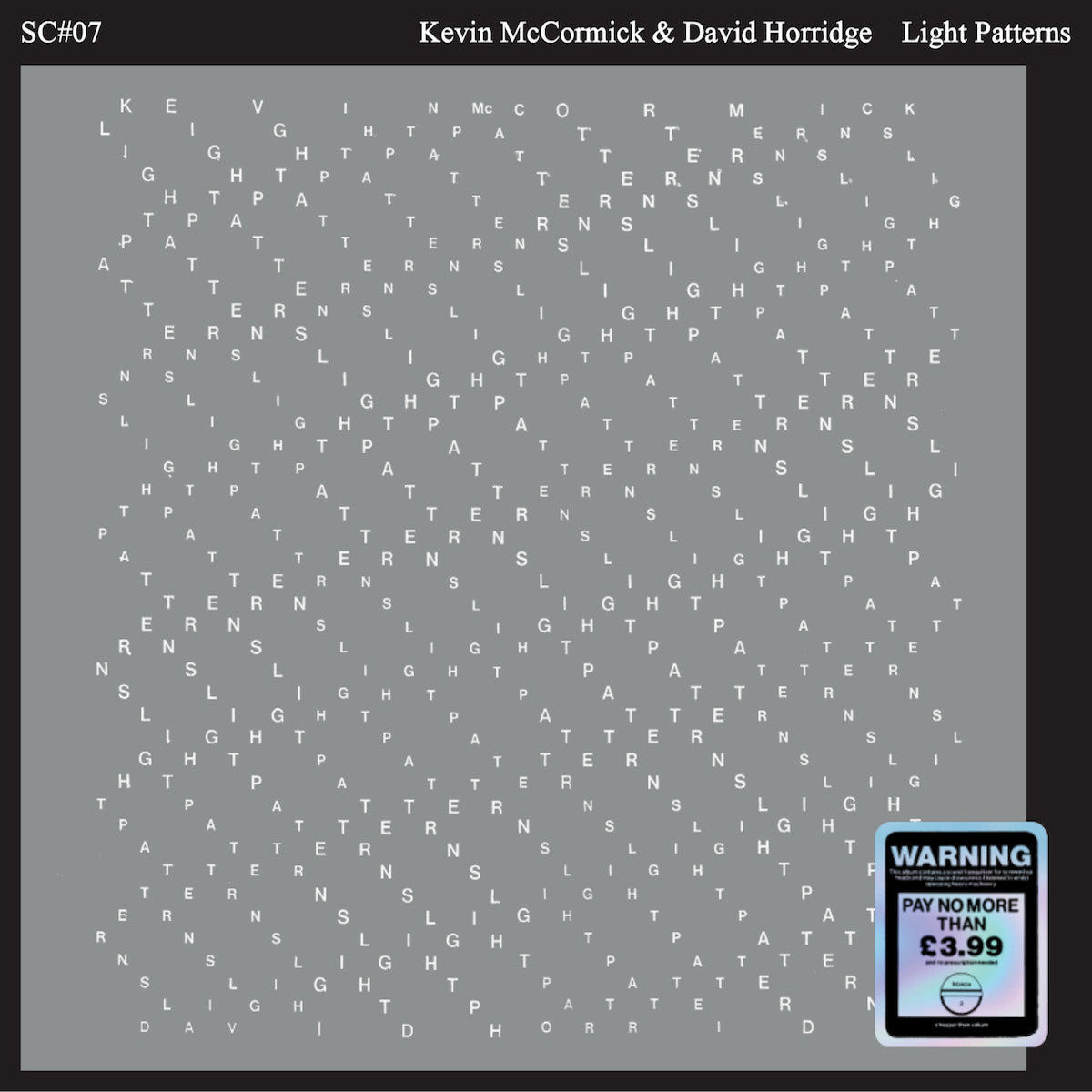 Kevin McCormick, David Horridge - Light Patterns Vinyl LP album cover